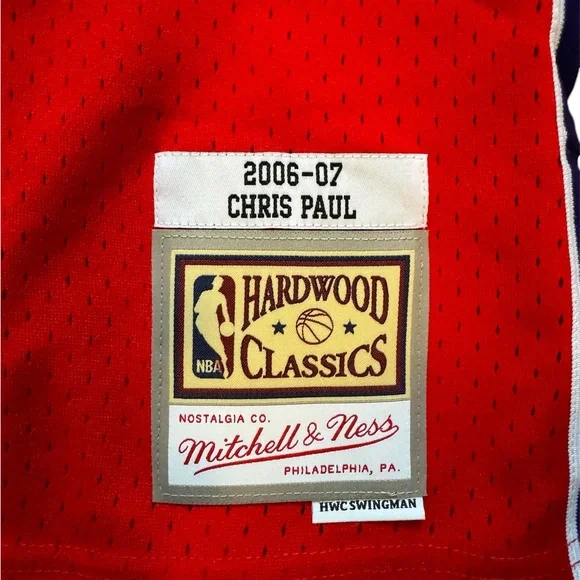 Mitchell & Ness Oklahoma City Hornets Chris Paul Jersey